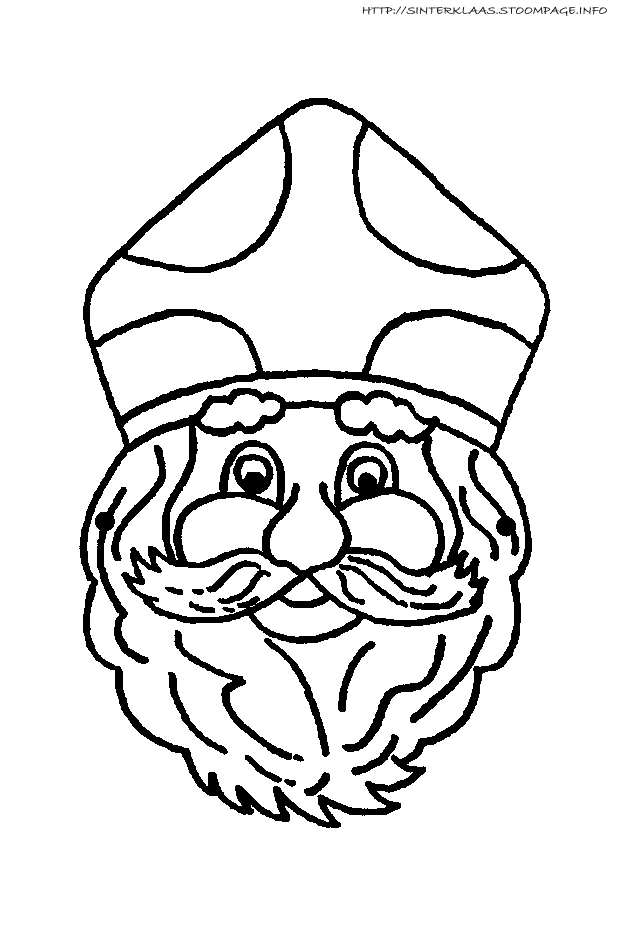 Saint Nicolas avec son bâton et son sac au milieu des enfants