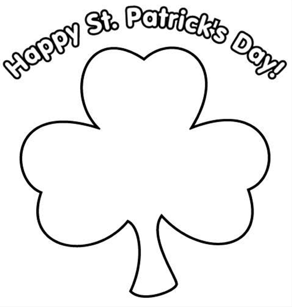 Coloriage de la Saint-Patrick avec un Leprechaun et un Arc-en-Ciel