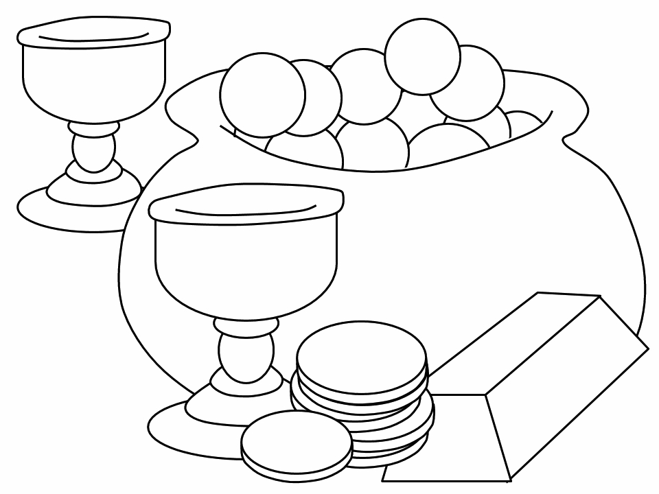 Coloriage de la Saint-Patrick avec un leprechaun et un arc-en-ciel