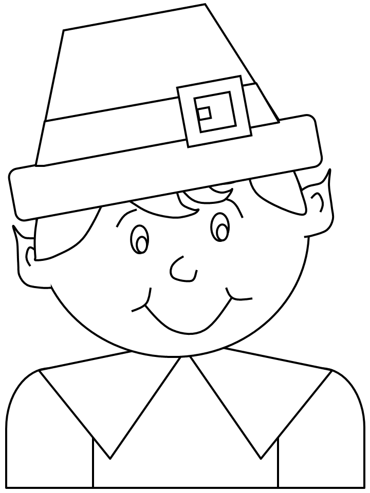 Coloriage de la Saint-Patrick avec un leprechaun et un chaudron d'or