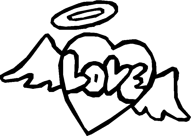 Scène de la Saint-Valentin avec des cœurs et des messages d'amour