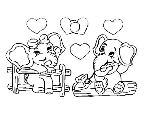 Coloriage de Saint-Valentin avec un couple amoureux sous un cœur décoratif