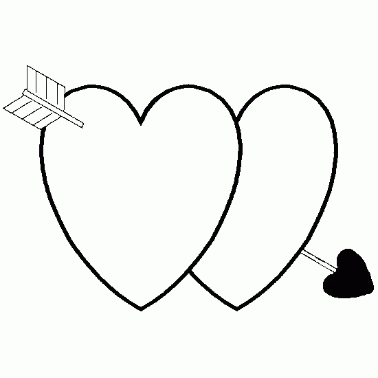 Deux amoureux entourés de cœurs pour la Saint-Valentin