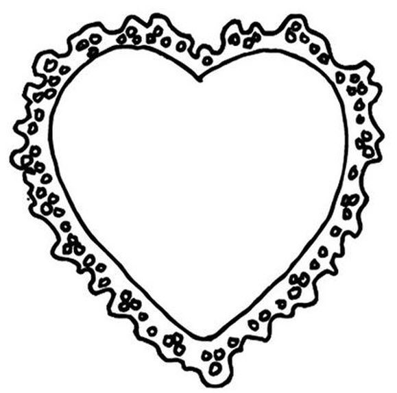 Coloriage de la Saint-Valentin avec des cœurs et des symboles d'amour