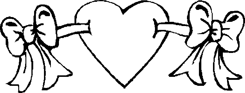 Coloriage de deux amoureux entourés de cœurs pour la Saint-Valentin