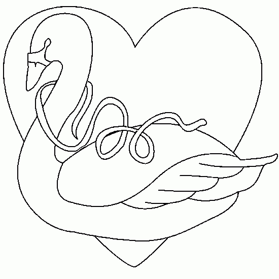 Coloriage de la Saint-Valentin avec des cœurs et des messages d'amour