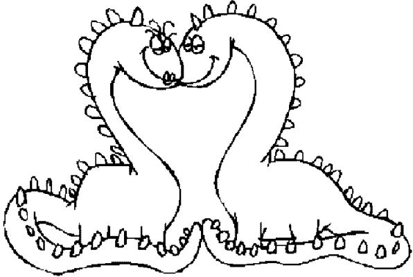 Deux amoureux échangent des cœurs à la Saint-Valentin