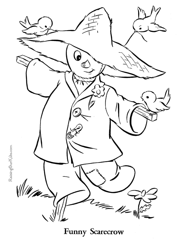 Un coloriage d'automne avec une cueillette de pommes dans un verger