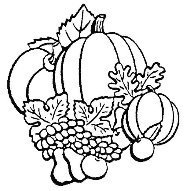Coloriage d'une scène d'automne avec des arbres et un enfant