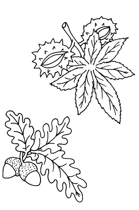 Scène automnale avec un enfant coloriant sous un arbre