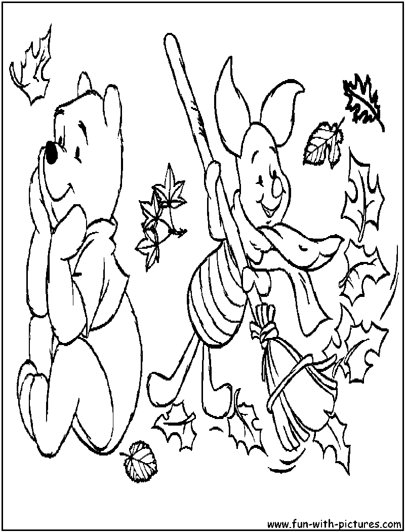 Scène d'automne avec un arbre et des feuilles tombantes