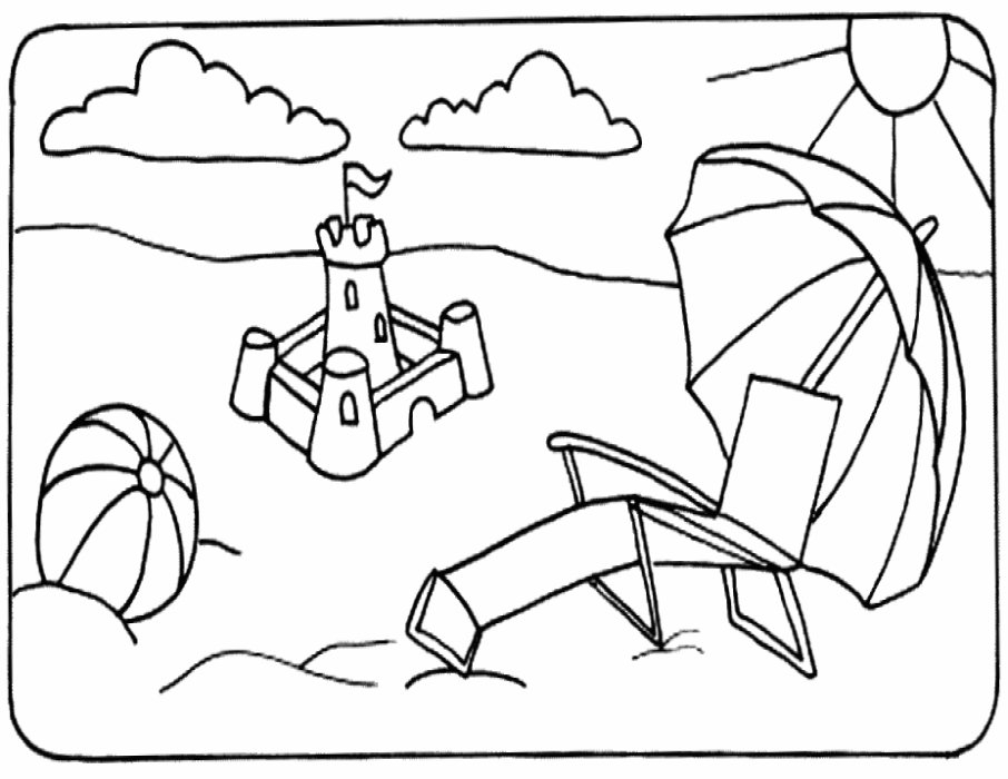 Coloriage Saison Été #34484 à imprimer Coloriage Saison Été #34484 à imprimer
