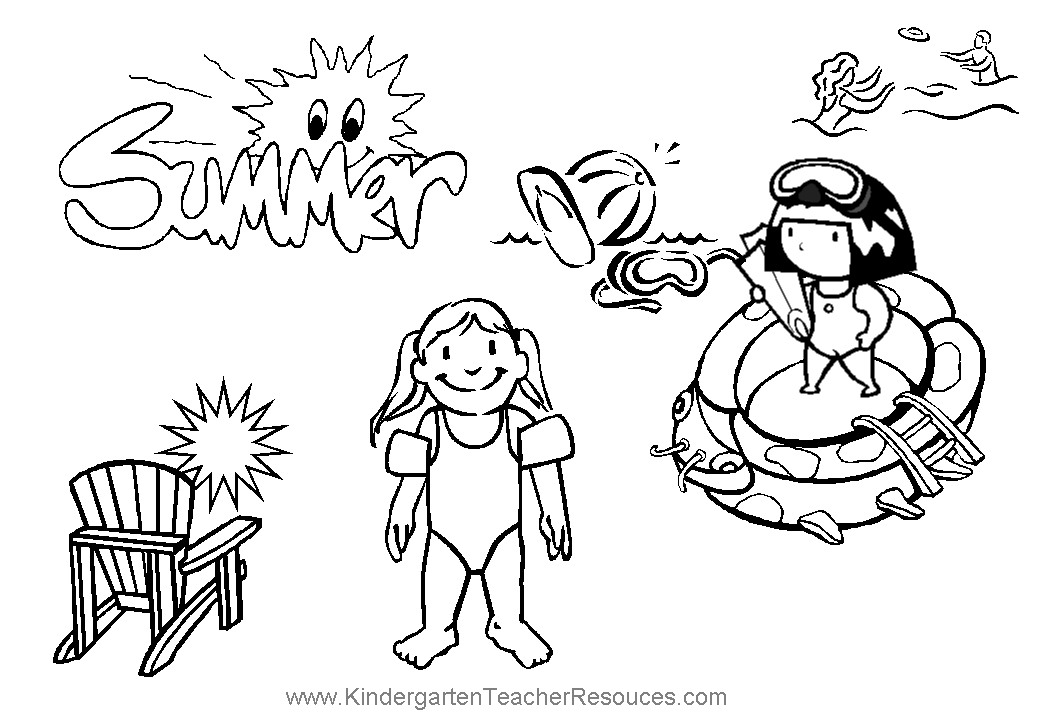 Un enfant joyeux en train de colorier sous le soleil d'été