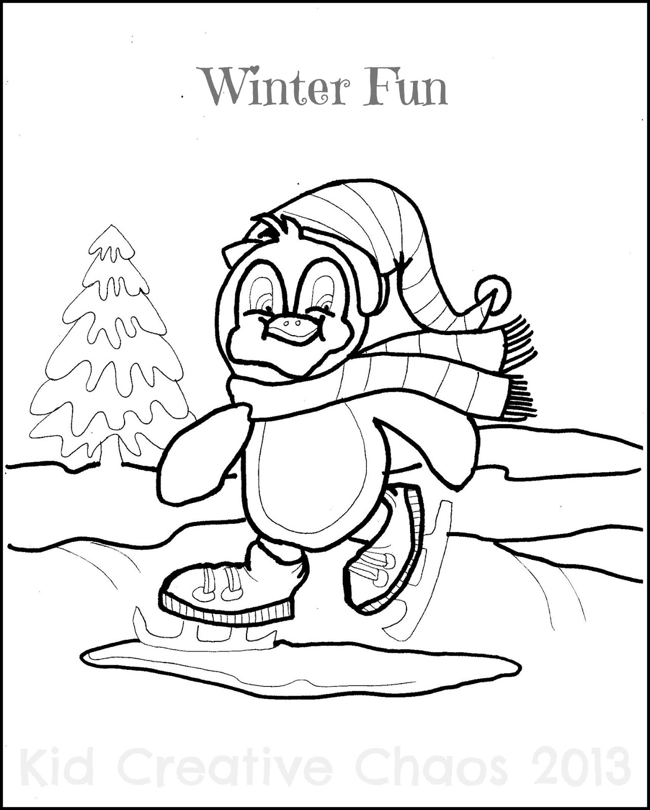 Un enfant s'amuse avec un bonhomme de neige sous un ciel d'hiver