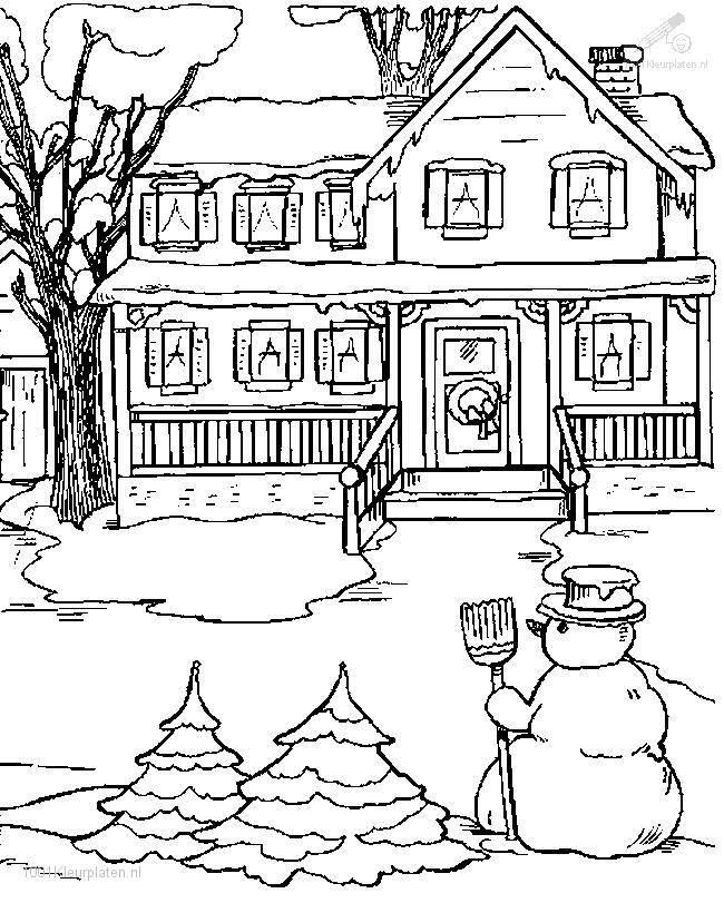 Un bonhomme de neige joyeux s'amuse dans un paysage hivernal