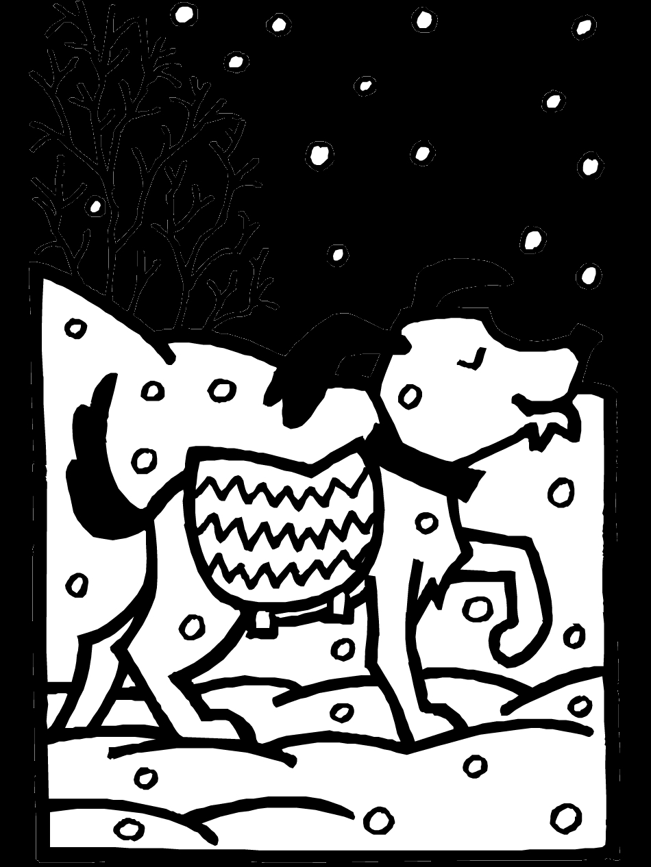 Un enfant joyeux faisant un bonhomme de neige dans un paysage hivernal
