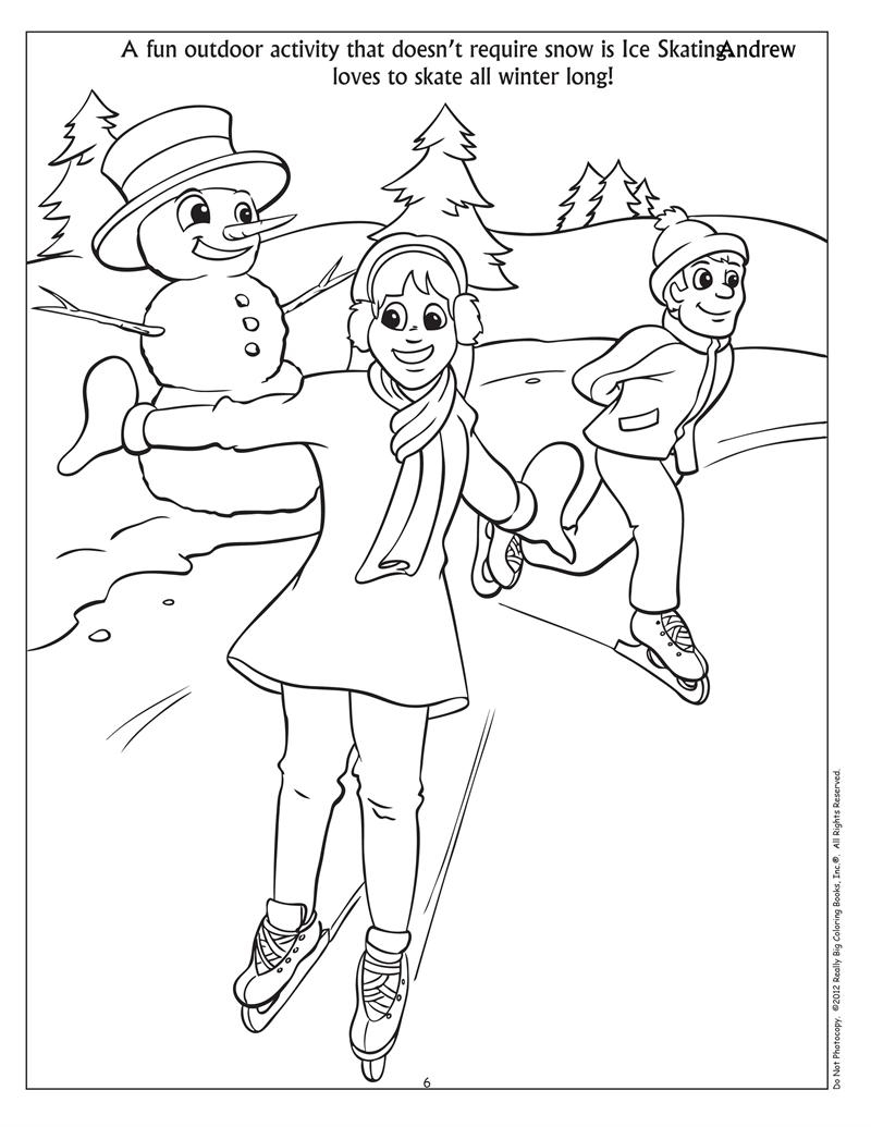 Scène hivernale avec enfants jouant et construisant un bonhomme de neige