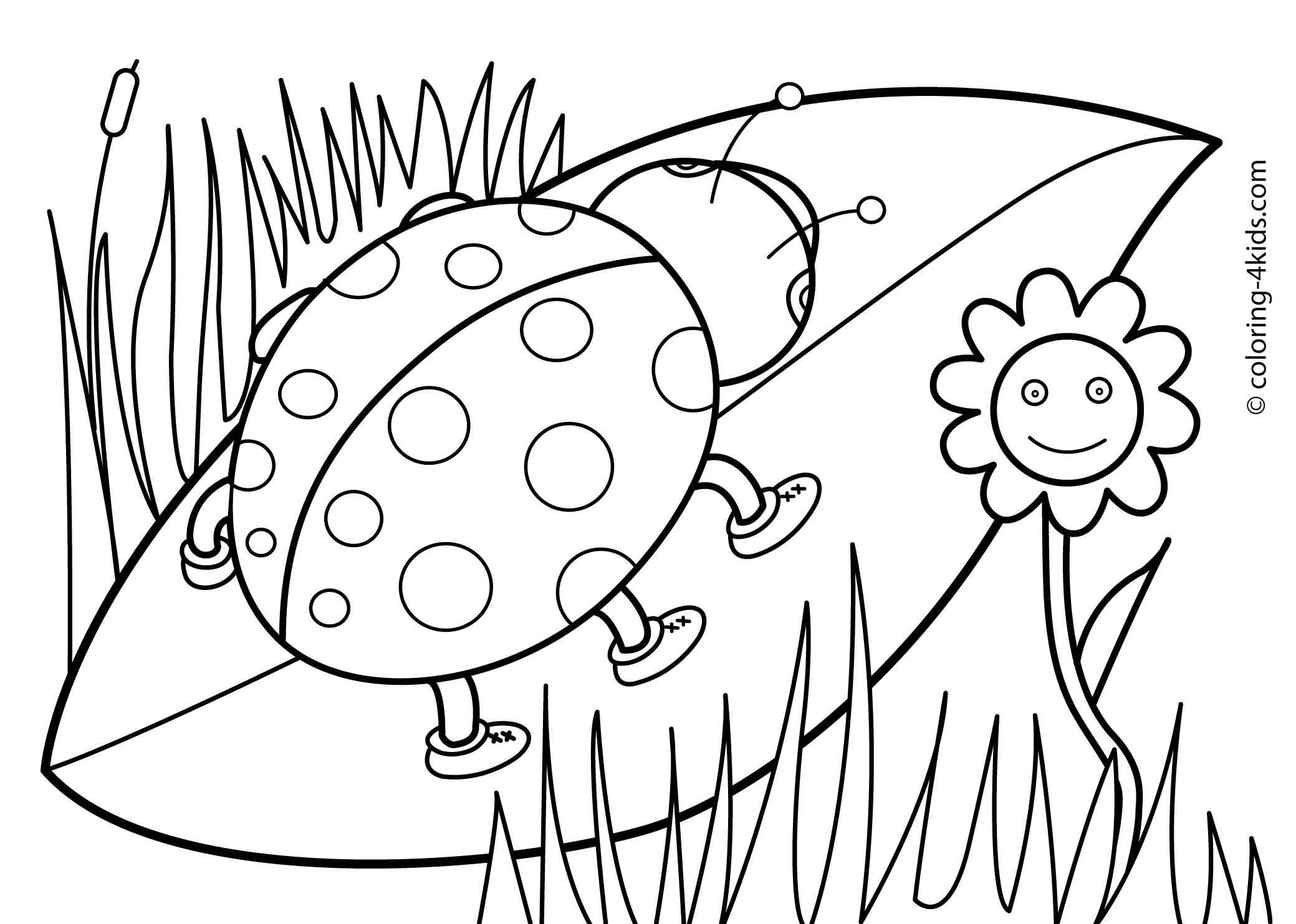 Un jardin printanier animé avec des fleurs et des insectes