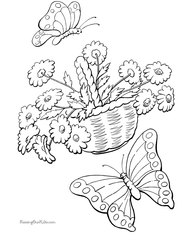 Scène printanière avec un lapin et des fleurs colorées