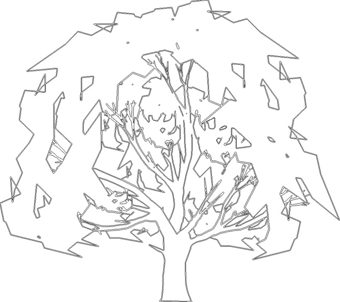 Coloriage d'un jardin printanier avec des fleurs et un papillon