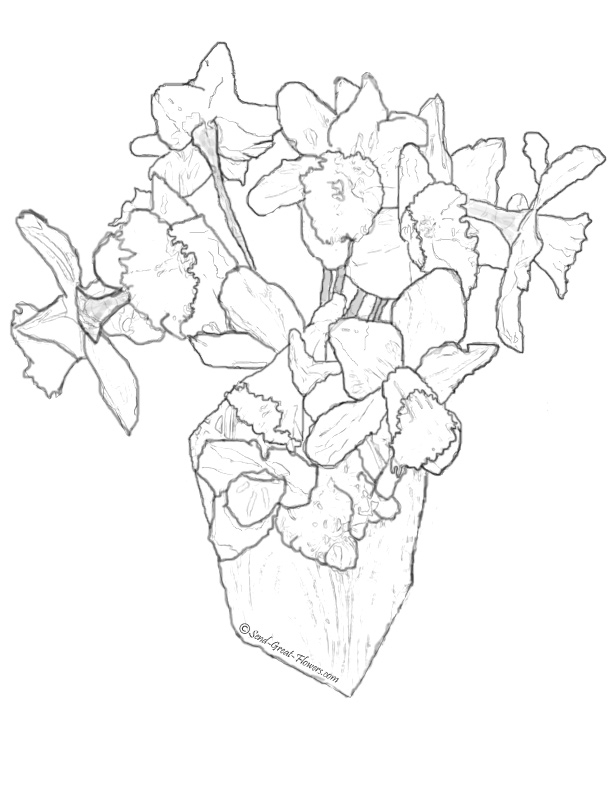 Scène de printemps avec des fleurs et un papillon