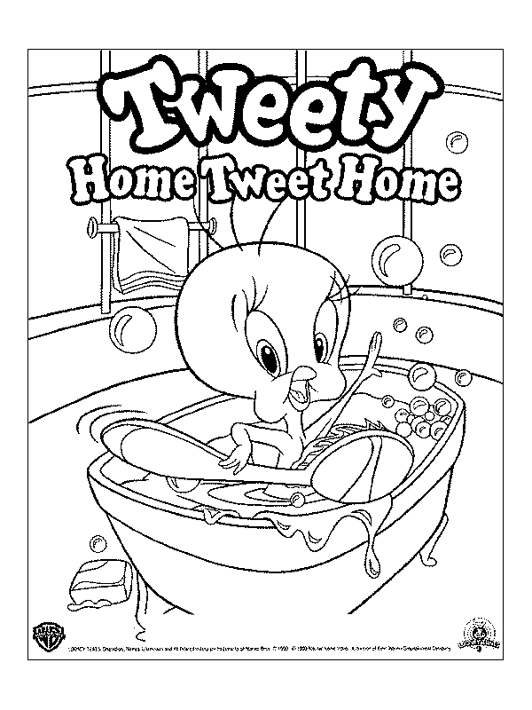 Coloriage d'une salle de bain avec des éléments de décoration