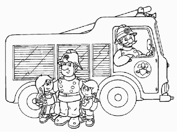 Coloriage Sam le Pompier #20540 à imprimer Coloriage Sam le Pompier #20540 à imprimer
