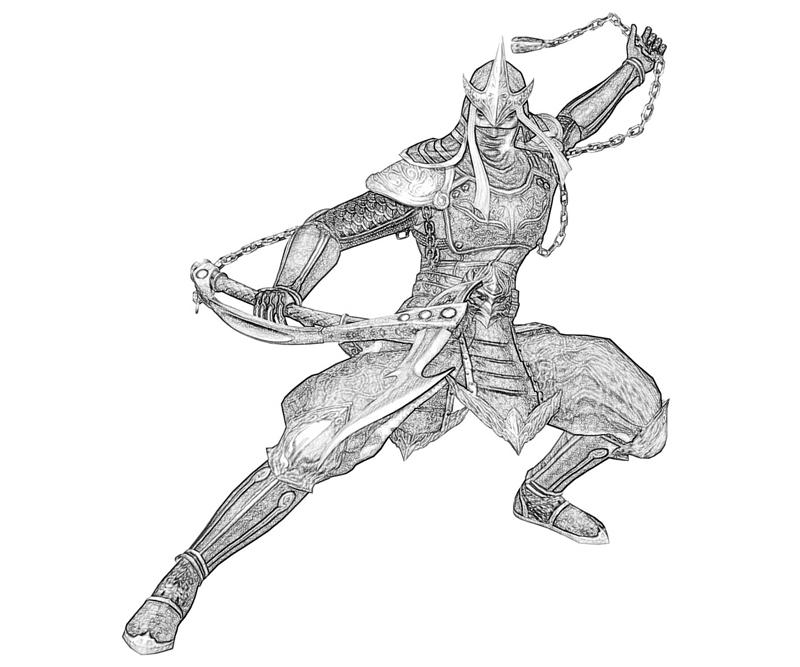 Un samouraï en posture de combat avec un décor minimaliste