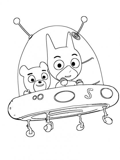 SamSam en pleine aventure avec ses amis dans l'espace