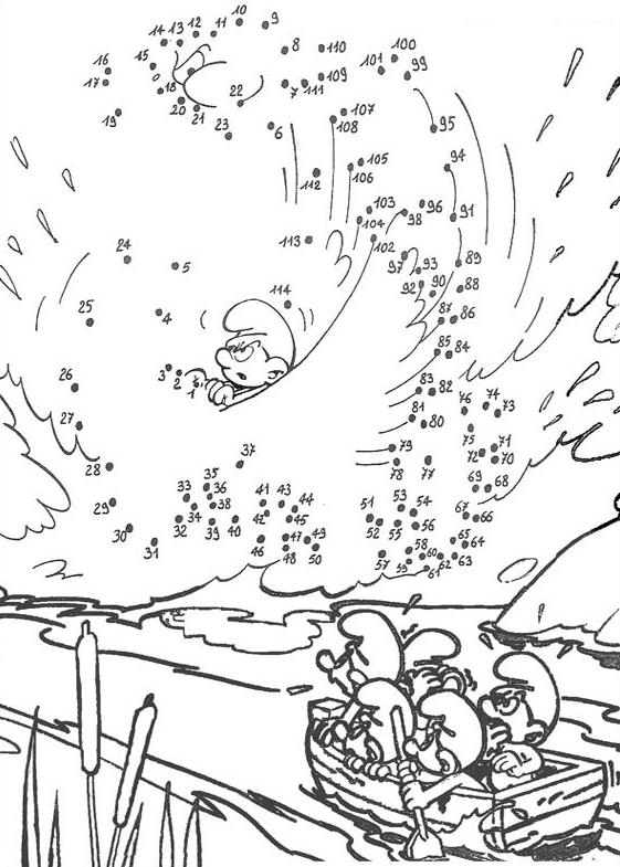 Les schtroumpfs en pleine aventure dans la forêt