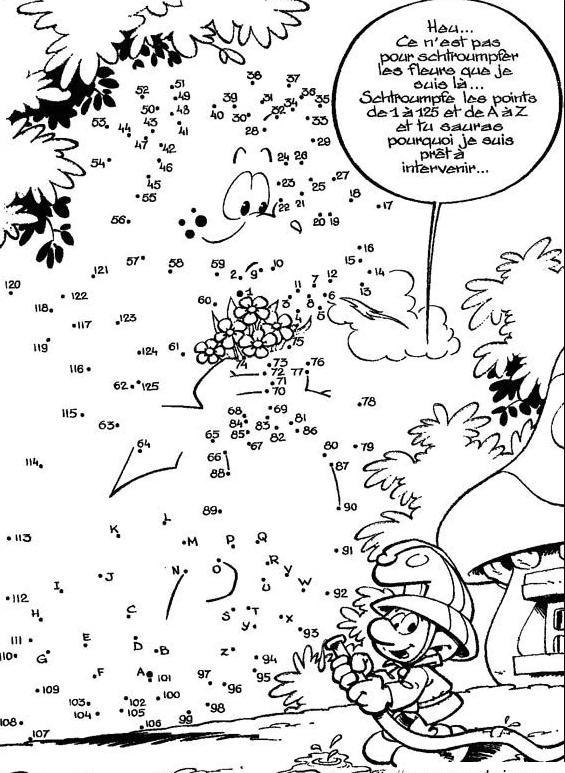 Les Schtroumpfs en pleine aventure dans la forêt