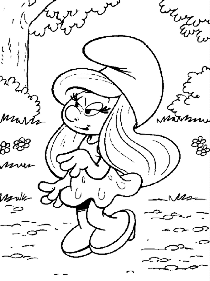 Schtroumpfs en pleine aventure dans la forêt