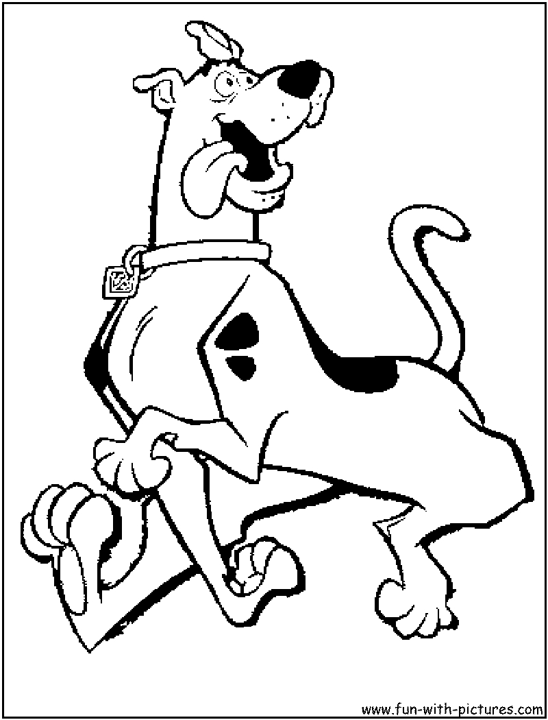 Scooby-Doo et Shaggy en pleine enquête dans un décor mystérieux