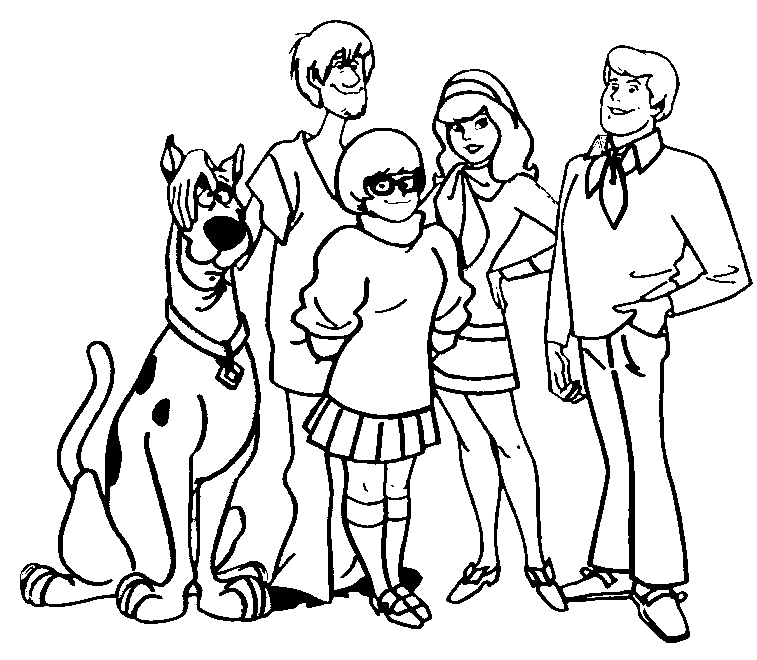 Scooby-Doo en pleine enquête dans un décor mystérieux