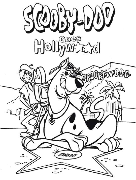 Scooby-Doo en train de chercher un indice dans un décor mystérieux