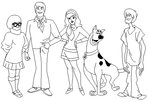 Scooby-Doo en train de résoudre un mystère dans un décor mystérieux