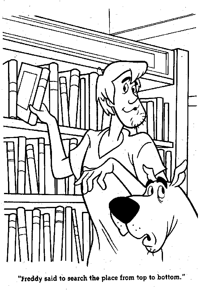 Scooby-Doo en pleine enquête dans un décor mystérieux