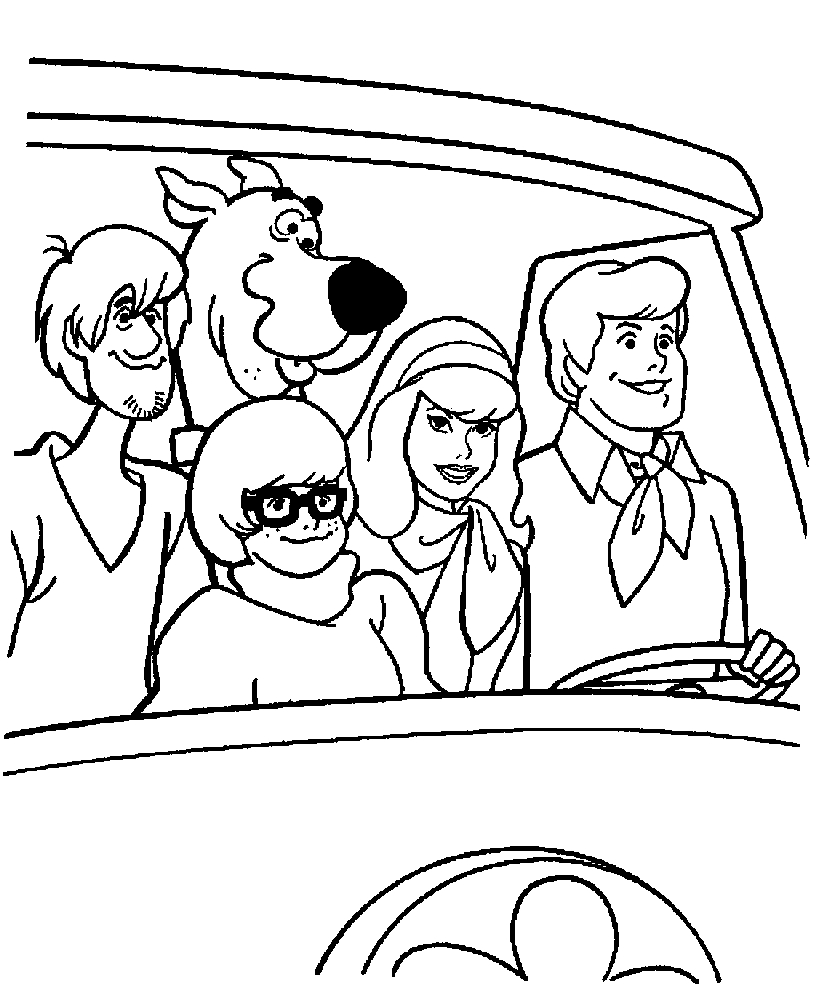 Scooby-Doo en pleine enquête dans un décor mystérieux