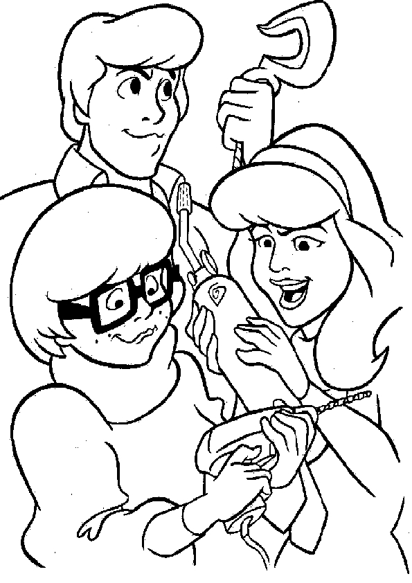 Scooby-Doo en pleine enquête dans un décor mystérieux