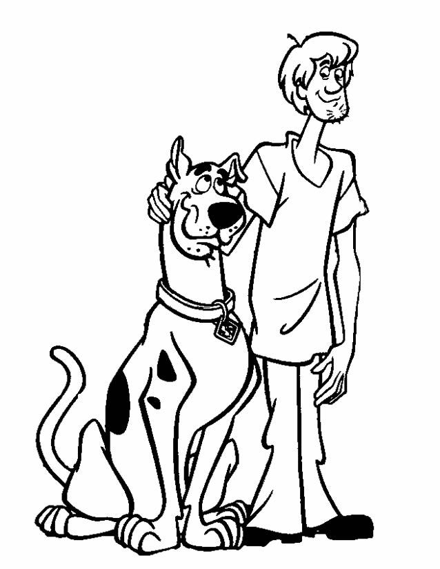 Scooby-Doo en pleine aventure avec un snack dans une scène de mystère