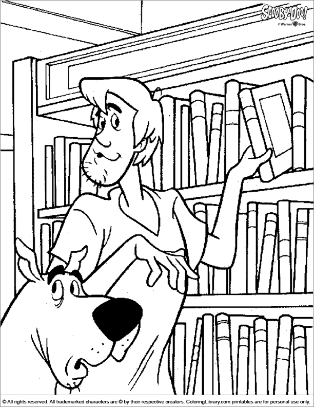 Scène de Scooby-Doo et Shaggy devant un monstre mystérieux