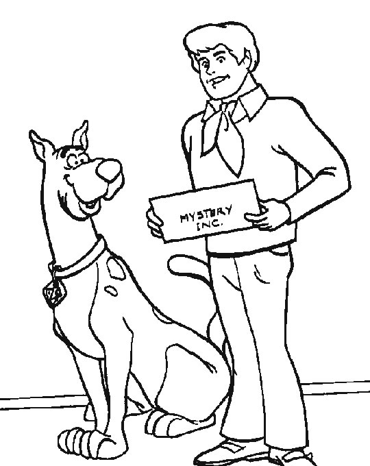 Scooby-Doo et Shaggy en pleine enquête dans une ambiance mystérieuse