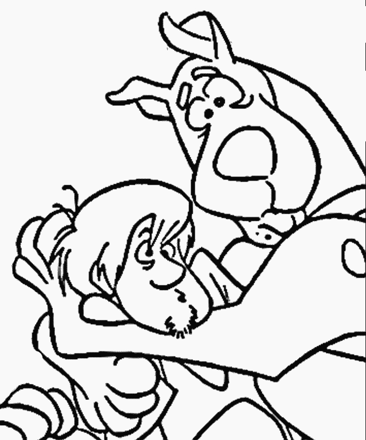 Scooby-Doo et Shaggy en pleine enquête dans un décor mystérieux