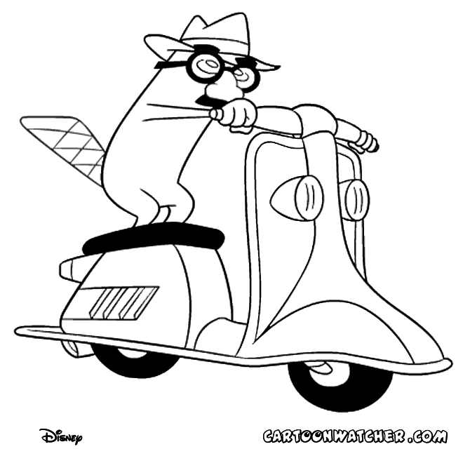 Coloriage Scooter #47362 à imprimer Coloriage Scooter #47362 à imprimer