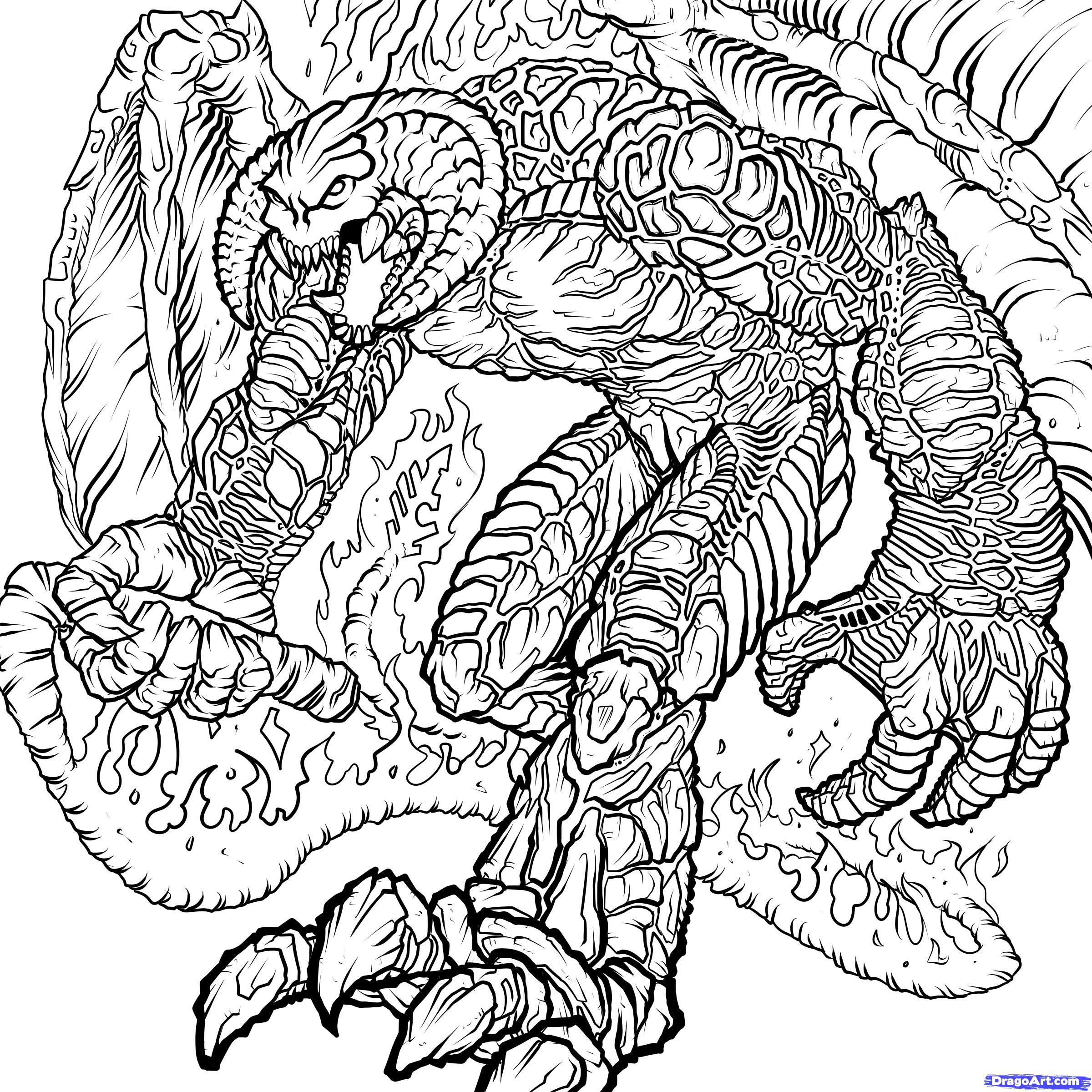 Coloriage de la scène emblématique du Seigneur des Anneaux avec un paysage montagneux