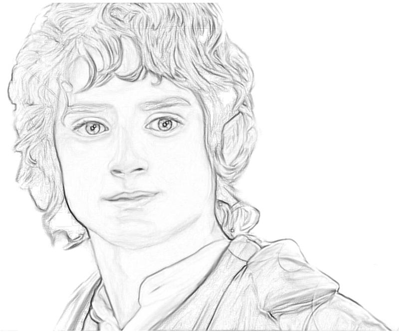 Frodo et Sam dans les montagnes de la Terre du Milieu