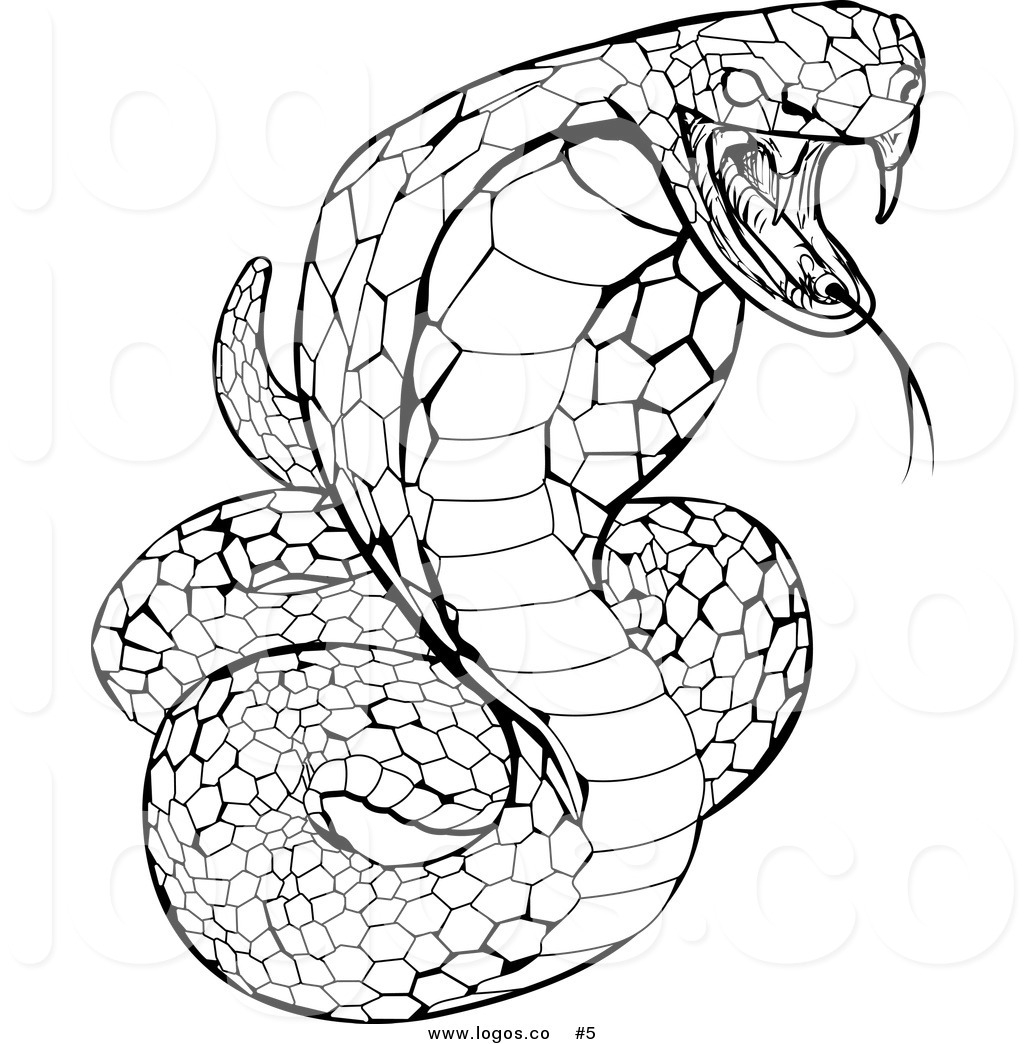 Un serpent ondulant sur un fond naturel