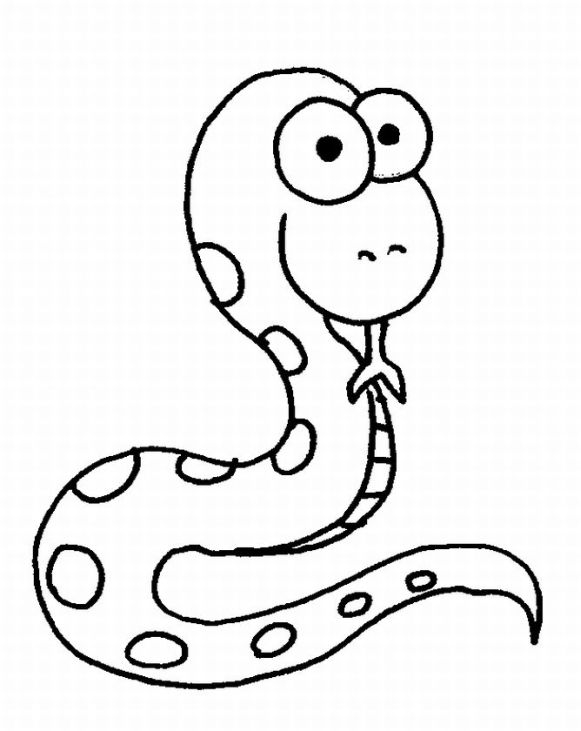 Serpent ondulant parmi des feuillages