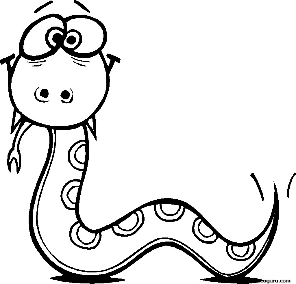 Serpent enroulé sur un rocher avec des motifs