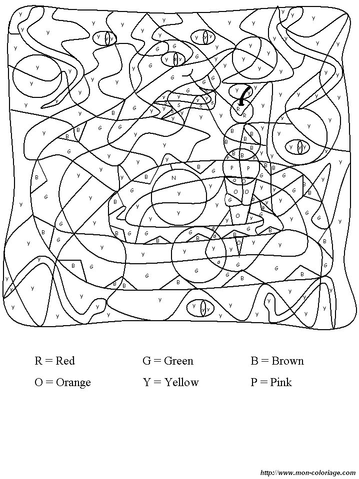 Coloriage d'un serpent sinueux sur un fond de végétation